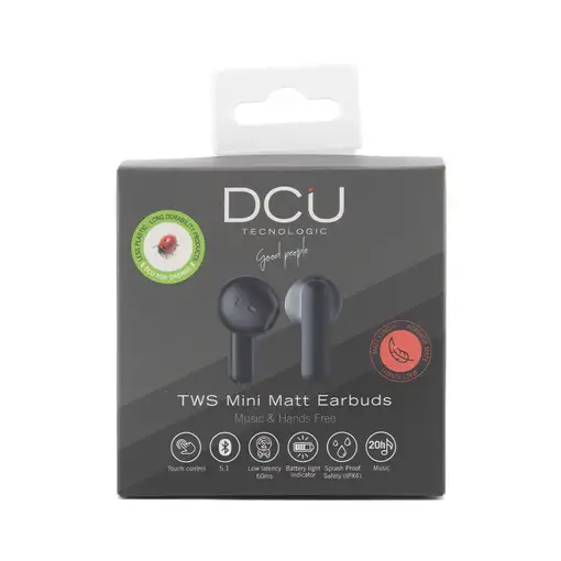 Auriculares Mini Mate Bluetooth 5.1 baja latencia y manos libres negros