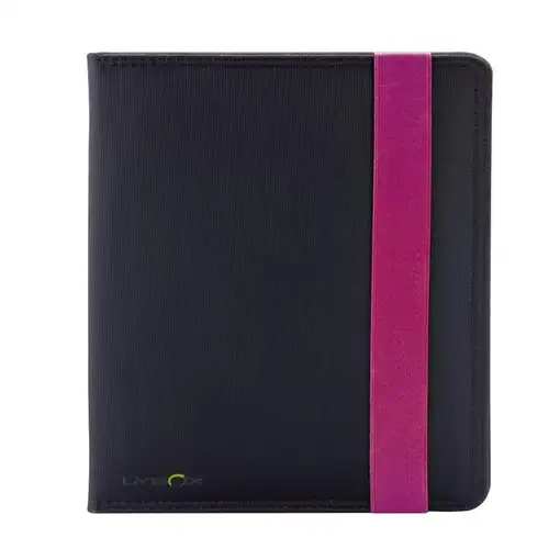 Ziron LY015 funda para tablet 20,3 cm (8") Folio Negro, Púrpura