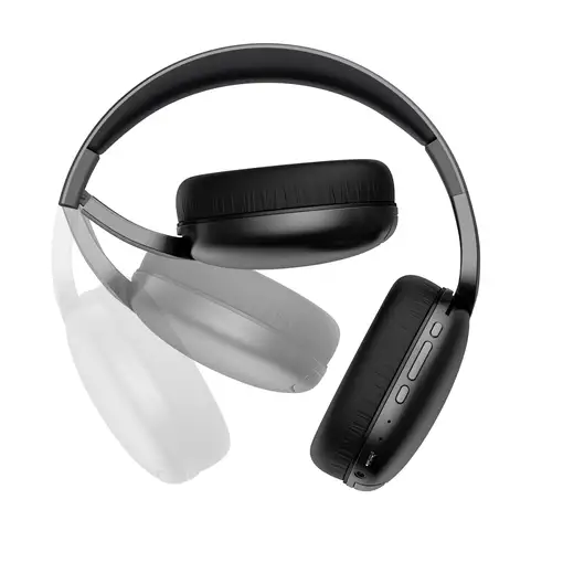 Auriculares Bluetooth 5.0 multifunción negros con radio y micrófono