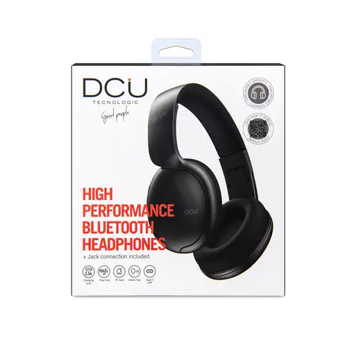Auriculares Bluetooth 5.0 multifunción negros con radio y micrófono