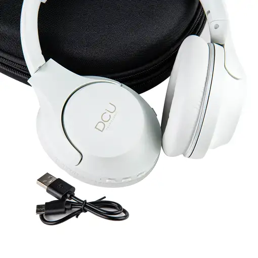 DCU Tecnologic Auriculares Bluetooth True Immersive ANC blanco