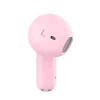 Auriculares Mini Mate Bluetooth 5.1 baja latencia y manos libres rosas