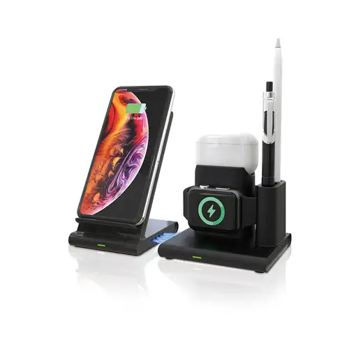 RealPower ChargeAIR Connect Smartphone, Reloj inteligente, Tableta Negro USB Carga