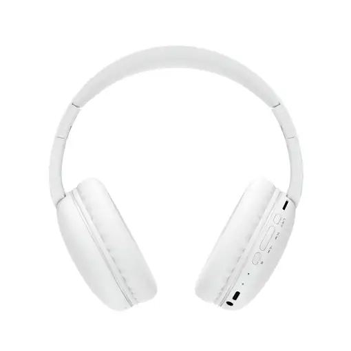 Auriculares Bluetooth 5.0 multifunción blancos con radio y micrófono