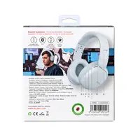 Auriculares Bluetooth 5.0 multifunción blancos con radio y micrófono