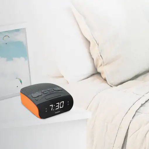 Radio Despertador Digital Alarma dual AM / FM Metronic 477034