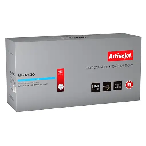 Activejet ATB-328CNX (repuesto Brother TN-328C; Supreme; 6000 páginas; azul)