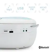 Radio CD Eden Bluetooth, puerto USB MP3, lector tarjeta Micro SD Metronic 477187
