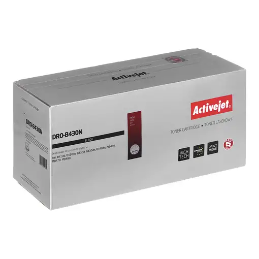 Activejet Tambor DRO-B430N (repuesto OKI 43979002; Supreme; 25000 páginas, negro)