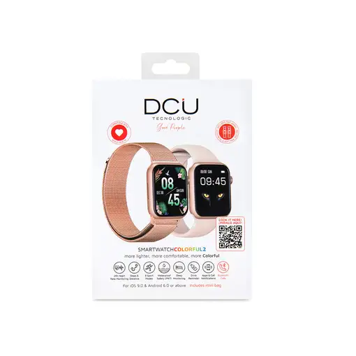Smartwatch Colorful 2 con llamadas Bluetooth metal dorado