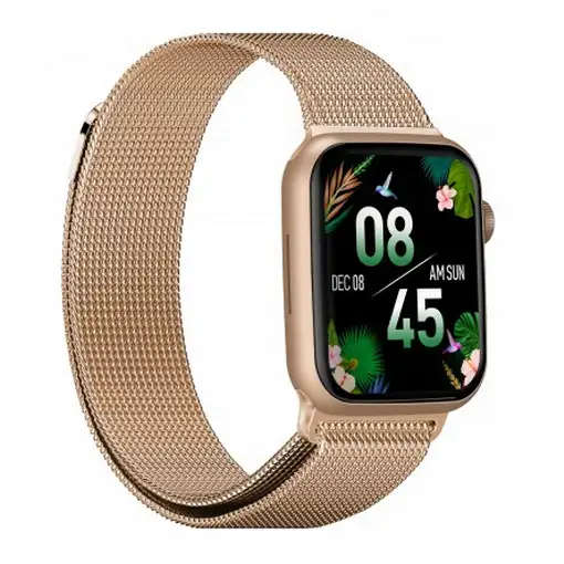 Smartwatch Colorful 2 con llamadas Bluetooth metal dorado