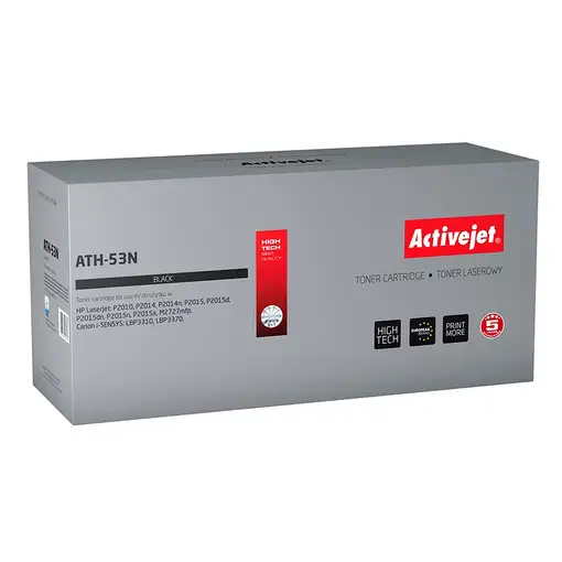 Activejet ATH-53N (repuesto HP 53A Q7553A, Canon CRG-715; Supreme; 3500 páginas; n