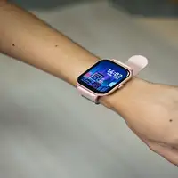 Smartwatch Curved Glass Pro rosa