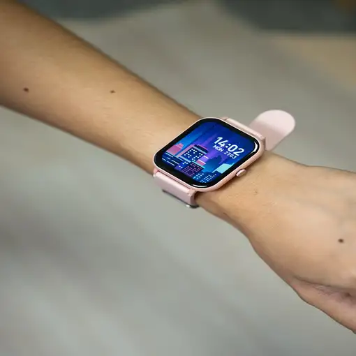 Smartwatch Curved Glass Pro rosa