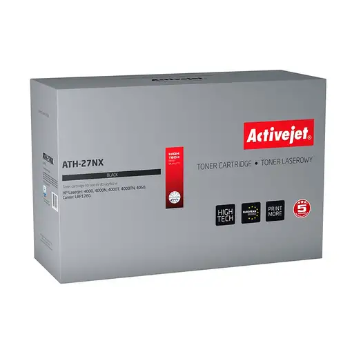 Activejet ATH-27NX (repuesto HP 27X C4127X, Canon EP-52; Supreme; 11300 páginas; n
