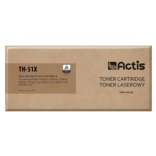 Actis Cartucho de tóner TH-51X (recambio HP 51X Q7551X; estándar; 13000 páginas; n