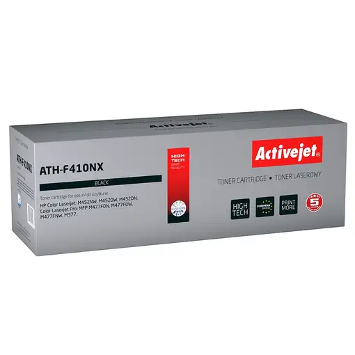 Activejet ATH-F410NX (repuesto HP 410X CF410X; Supreme; 6500 páginas; negro)