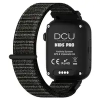 Smartwatch KIDS PRO GPS & videollamadas negro/correa tela negra