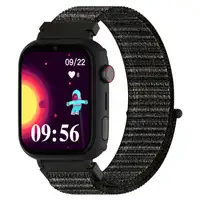 Smartwatch KIDS PRO GPS & videollamadas negro/correa tela negra