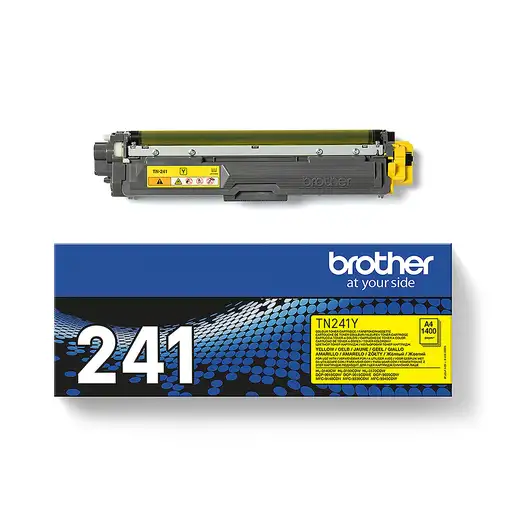 Brother TN-241Y cartucho de tóner 1 pieza(s) Original Amarillo