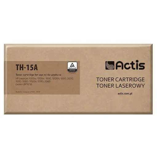 Actis Cartucho de tóner TH-15A (repuesto HP 15A C7115A, Canon EP-25; Estándar; 250