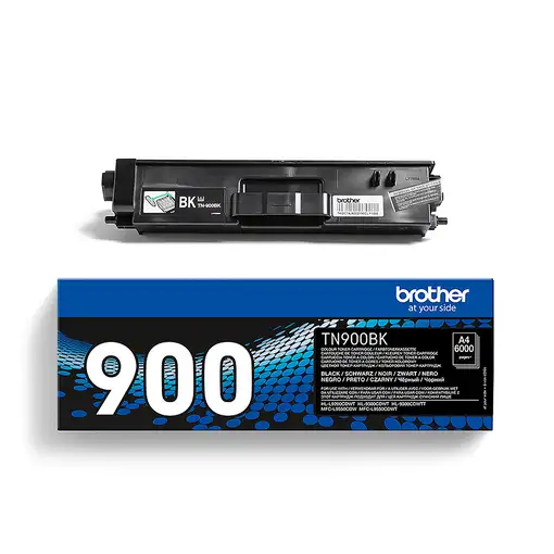 Brother TN-900BK cartucho de tóner 1 pieza(s) Original Negro