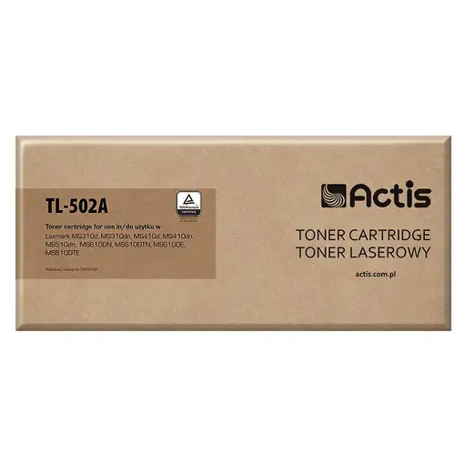 Actis Cartucho de tóner TL-502A (repuesto Lexmark 50F2H00; estándar; 5000 páginas;