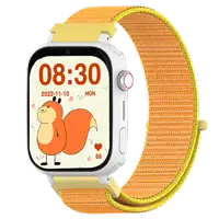 Smartwatch KIDS PRO GPS & videollamadas negro/correa tela naranja
