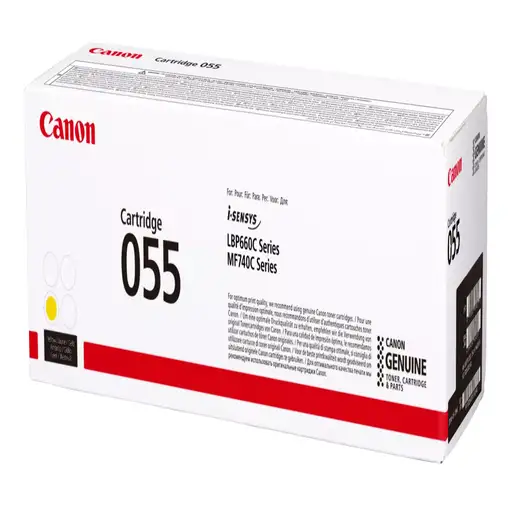 Canon 055 cartucho de tóner 1 pieza(s) Original Amarillo