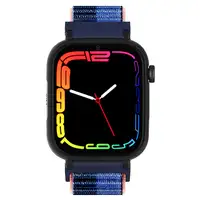 Smartwatch KIDS PRO GPS & videollamadas negro/correa tela negra y azul