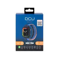 Smartwatch KIDS PRO GPS & videollamadas negro/correa tela negra y azul