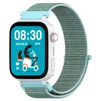 Smartwatch KIDS PRO GPS & videollamadas negro/correa tela verde