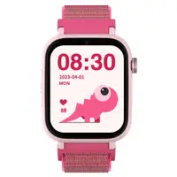 Smartwatch KIDS PRO GPS & videollamadas negro/correa tela rosa