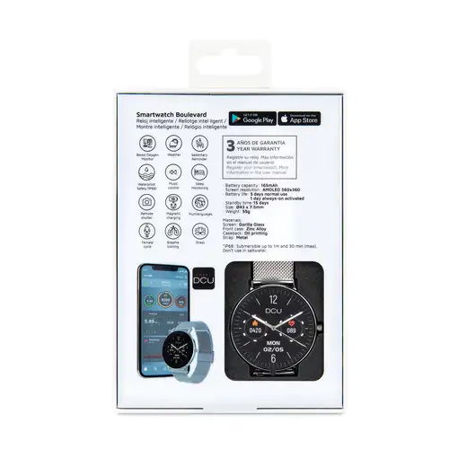 Smartwatch BOULEVARD plateado