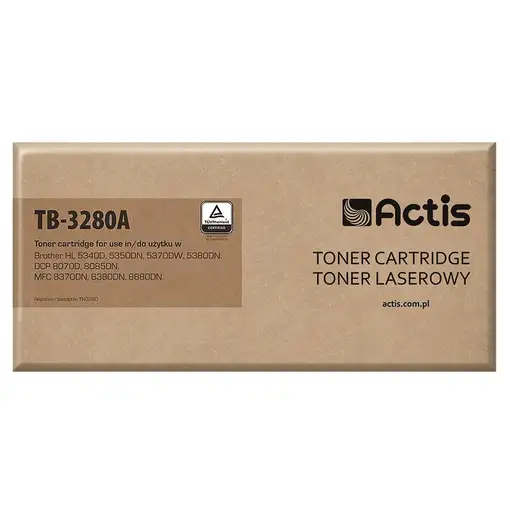 Actis Cartucho de tóner TB-3280A (reemplazo de Brother TN-3280; estándar; 8000 pág