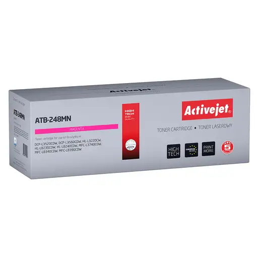 Activejet ATB-248MN Toner para impresoras Brother; Recambio Brother TN248M; Suprem