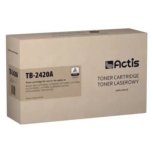 Actis Tóner TB-2420A para impresoras Brother; repuesto Brother TN-2420A; Supreme;