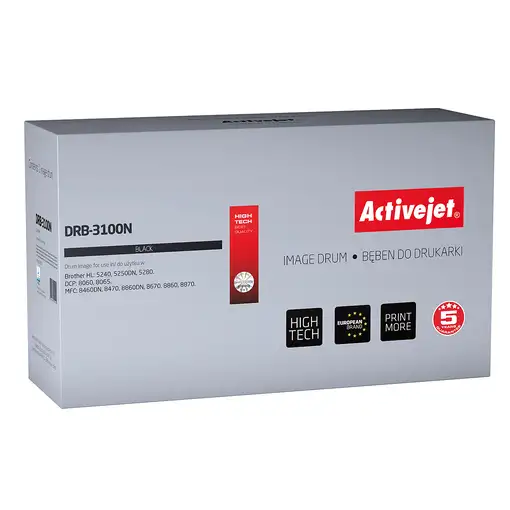 Activejet Tambor DRB-3100N (repuesto Brother DR-3100; Supreme; 25000 páginas; negr