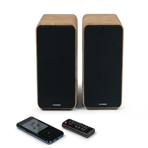 Altavoces Bluetooth 5.0 100W Madera Thomson WS602DUO