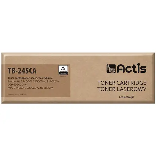 Actis TB-245CA (repuesto Brother TN-245C; Supreme; 2200 páginas; azul)