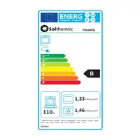 SOLTHERMIC® PACK COCINA F9L50E5I INOX PANORAMICA HORNO ELECTRICO + CAMPANA 90 INOX