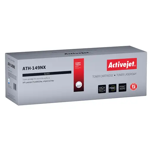Activejet toner ATH-149NX (sustitución HP 149X W1490X; Supreme; 9500 páginas; negr