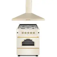 SOLTHERMIC® PACK CREMA RÚSTICO COCINA GAS F5S40G2C CREMA + CAMPANA H60P