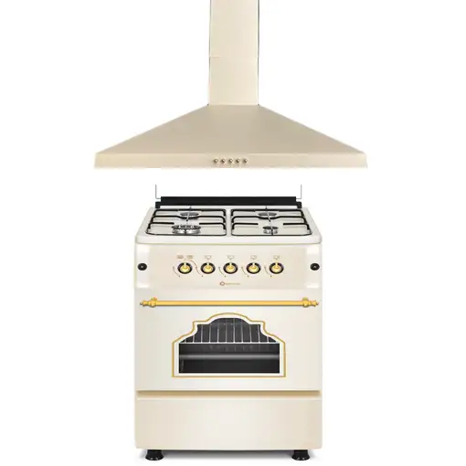 SOLTHERMIC® PACK CREMA RÚSTICO COCINA GAS F5S40G2C CREMA + CAMPANA H60P