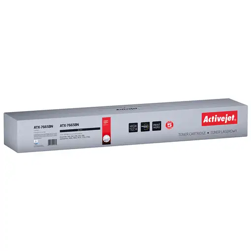 Activejet Cartucho de tóner ATX-7665BN para impresoras Xerox; reemplazo de Xerox 0