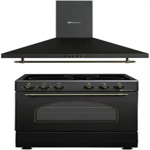 SOLTHERMIC® PACK NEGRO RÚSTICO COCINA VTC 50X50 + CAMPANA DE 60