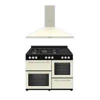 SOLTHERMIC® PACK COCINA GAS + VTC CREMA RANGE COOKER + CAMPANA CREMA DE 90