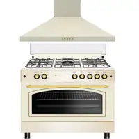 SOLTHERMIC® PACK COCINA GAS CREMA RÚSTICA 90X60 + CAMPANA CREMA DE 90