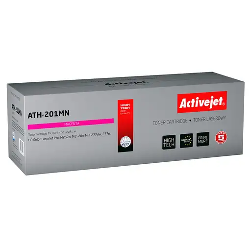 Activejet Cartucho de tóner ATH-201MN para impresoras HP, Recambio HP 201A CF403A;