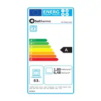 SOLTHERMIC® PACK COCINA GAS ROJA PORTABOMBONA F9LT50G2 + CAMPANA 90 ROJA